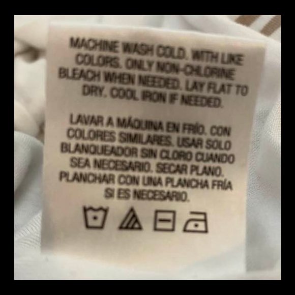 Metaphor Sleeveless Plunge Wrap V-Neck Beige and White Striped Top Size Large - Picture 5 of 8